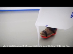 Capa de epoxy de curado rápida del piso de la escama para los garajes comerciales de los almacenes