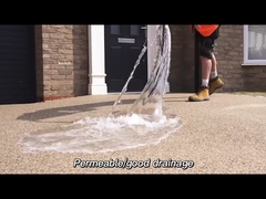 Diseños personalizados Resina Lavada Piedra de Caspa Epoxi Resistencia al deslizamiento Y Fácil Mantenimiento