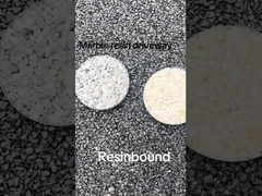 Sistema de piso decorativo epoxi de piedra de guijarro antideslizante para calzadas