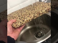 Sistema de piso decorativo epoxi de piedra de guijarro antideslizante para calzadas