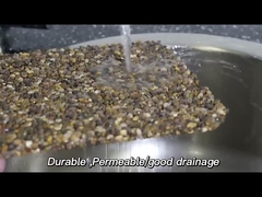 Sistema de piso decorativo epoxi de piedra de guijarro antideslizante para calzadas