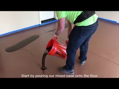 Pintura epoxi de alta construcción limpiable Superbrillante Resinas a base de agua TDS