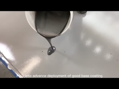 1 mm Auto nivelación de revestimiento de piso metálico epoxi amarillento con bajo olor