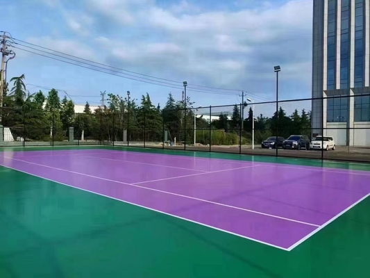 Granulados Revestimiento de suelo de baloncesto 13 mm Revestimiento de canchas de tenis caucho