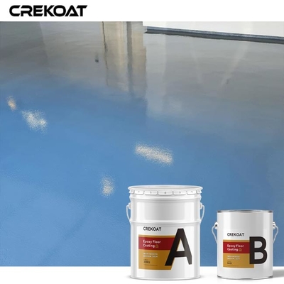 El solvente basó la capa de epoxy industrial del piso para las manchas concretas