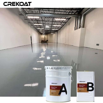 Revestimiento industrial transparente de suelo epoxi auto nivelado con copos de vinilo decorativos