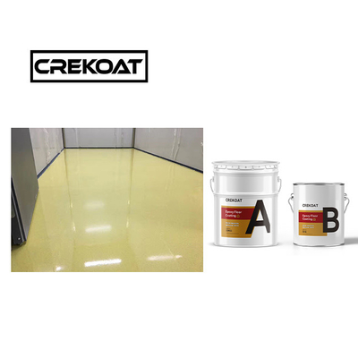 3 mm Revestimiento epoxi a base de agua Pintura de suelo de hormigón Adhesión por solvente