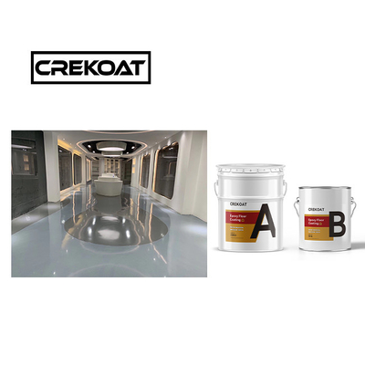 Espray para revestimiento industrial de piso epoxi a base de agua de 3 mm TDS para maquinaria pesada