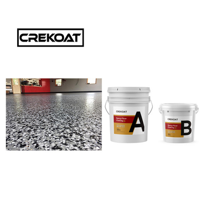 Revestimiento decorativo de piso de resina epoxi con baja concentración de COV de 3 mm de altura
