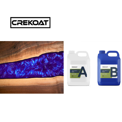 Encapsulamiento de alimentos seguros vertido profundo resina epoxi tabla fluvial curación lenta No VOC
