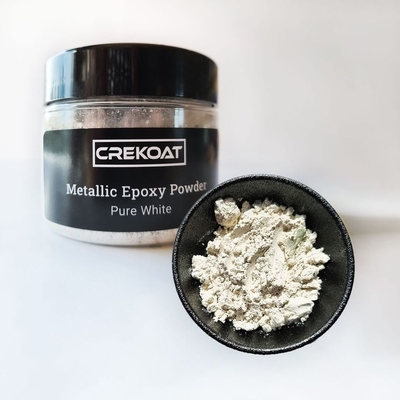 Polvo de mica natural de perla blanca de alta pureza brillo metálico en polvo epoxi