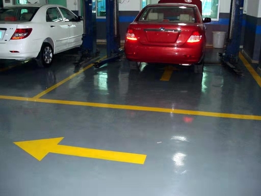 Revestimientos de hormigón acrílico resistente Flexibilidad Envase único de pintura de piso 1 mm