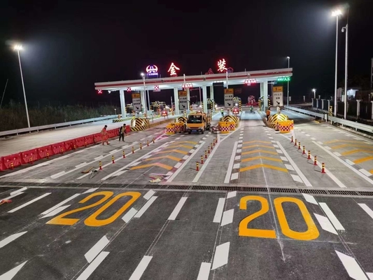 Pintura de marcado de carretera termoplástica de fusión en caliente Línea blanca de 1 mm de largo Durable