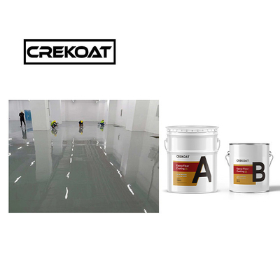 Pintura de revestimiento de piso industrial epoxi sin costura 1 mm Color sólido basado en disolvente