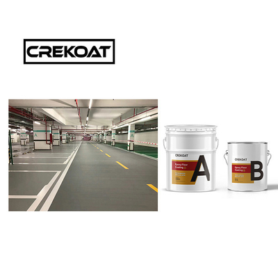Pintura de piso epoxi brillante de 3 mm Spray Epoxy Top Coat para áreas de alto tráfico