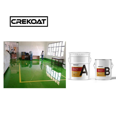 Concreto de 2 componentes resistente al deslizamiento pintura epoxi brillo de curado rápido