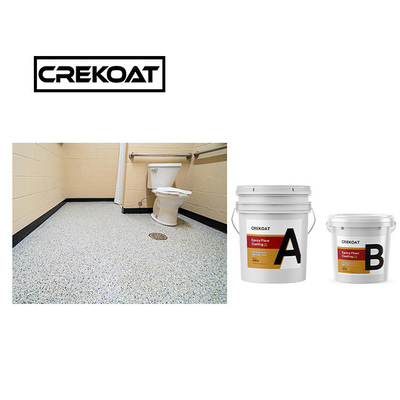 Revestimiento decorativo de piso de resina epoxi con baja concentración de COV de 3 mm de altura