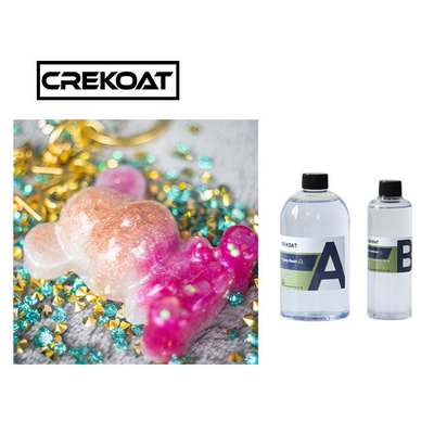 Resina de epoxy clara Crystal Art Resin Kit BPA del alto lustre inodoro seguro libre