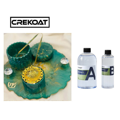 Crystal Clear Epoxy Resin For multiusos que echa alto final del lustre