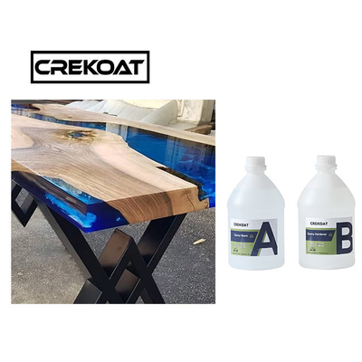 La sustancia química resiste la resina echada profunda dura de Crystal Clear Epoxy Resin Rock para la tabla