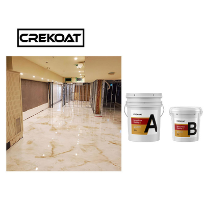 Rápidamente secado de ningún piso metálico de la resina de epoxy de la burbuja que cubre a Pearl White