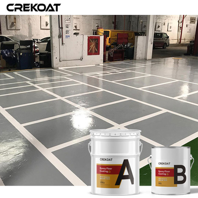 Uno mismo de epoxy industrial inodoro de la capa del piso que nivela la pintura concreta del piso para el tráfico de la carretilla elevadora