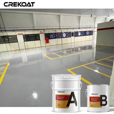 Uno mismo de epoxy industrial inodoro de la capa del piso que nivela la pintura concreta del piso para el tráfico de la carretilla elevadora