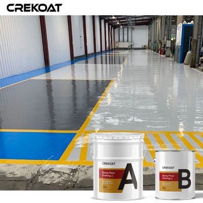 El piso concreto coloreado inconsútil pinta la resina de epoxy que suela las sustancias químicas antis del resbalón