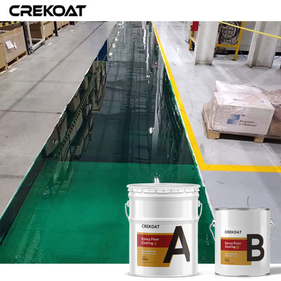 Pintura para suelos industriales con bajo contenido de COV para hormigón resistente a sustancias químicas