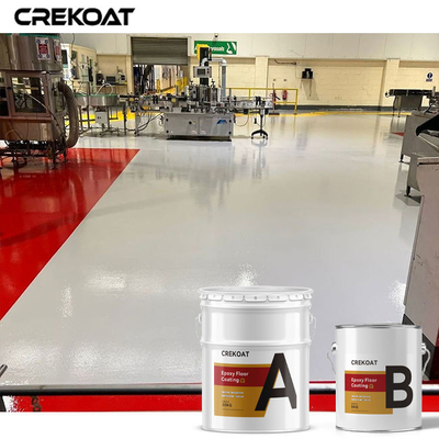 El curado rápido no desliza el piso de epoxy que cubre lustre prístino en almacenes industriales