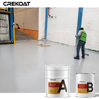 La capa de epoxy industrial resistente química del piso soporta temperaturas altas