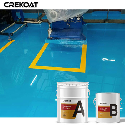 Capa de epoxy a base de agua del piso del alto lustre fácil mantener y limpiar