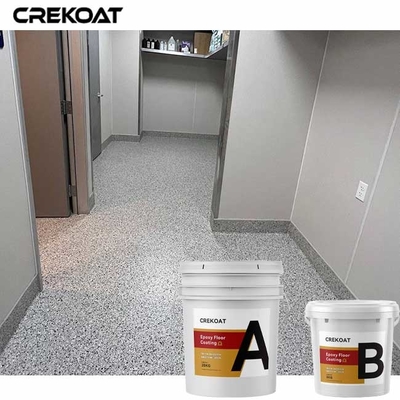 Abrigo de epoxy decorativo del uretano del suelo de la escama de la pintura de epoxy de sequía rápida del piso de MSDS