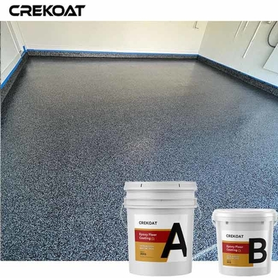Sistema decorativo de la escama de la resina de epoxy del piso de la difusión transparente a base de agua de la capa