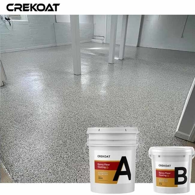 Sistema decorativo de la escama de la resina de epoxy del piso de la difusión transparente a base de agua de la capa