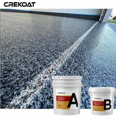 Vinilo Chips Flake Clear Resin Floor que cubre con el cuarzo de epoxy metálico
