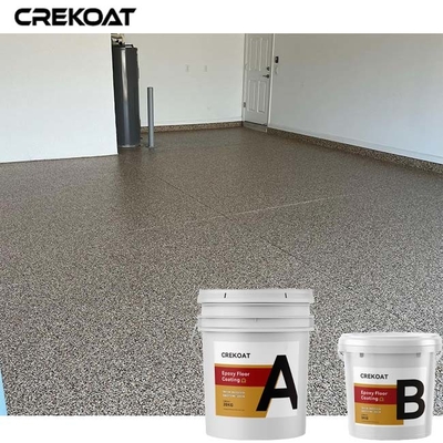 Poliuretano de capa Polyaspartic de las escamas del piso claro de la resina de epoxy para los pisos concretos
