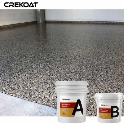 Superficie lisa Polyaspartic de la escama del 100% de la resina de epoxy del piso del terrazo sólido de la capa