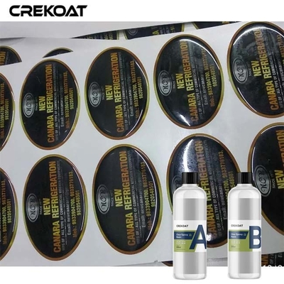 Resina de lanzamiento de cristal líquida del oscurecimiento del uno mismo para Art Acrylic Casting Domino Labels TDS