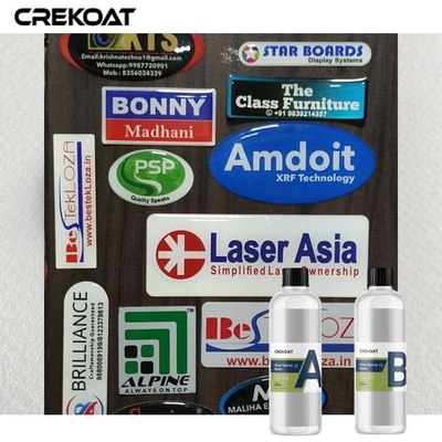 Resina de lanzamiento de cristal líquida del oscurecimiento del uno mismo para Art Acrylic Casting Domino Labels TDS