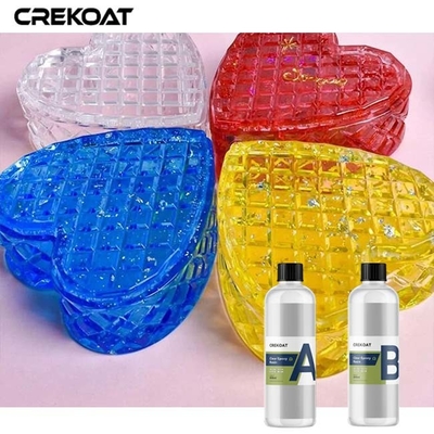 Capa superior brillante durable transparente de lanzamiento líquida gruesa de la resina