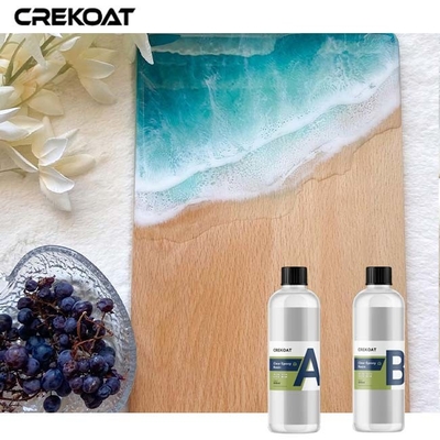 Curado rápido de gran viscosidad de Crystal Clear Epoxy Resin Topcoat para los artes