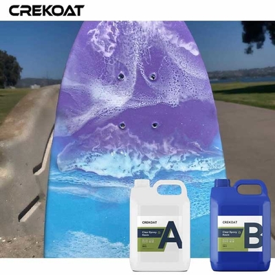 Resina epoxi sin burbujas, resistente a los rayos UV, transparente, epoxi para fundir capas gruesas, tablas fluviales.