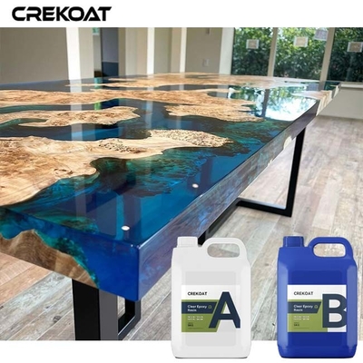 Estabilidad UV Arte hecho de resina epoxi de alto brillo para madera Elegancia inspirada en la naturaleza