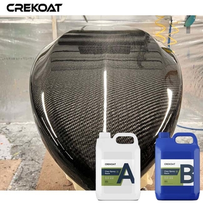 Capa transparente de epoxi resistente a los rayos UV Capa gruesa de nivelación automática para la perfección