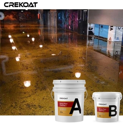 Capa metálica completamente sólida del piso de la resina de epoxy para los clubs nocturnos