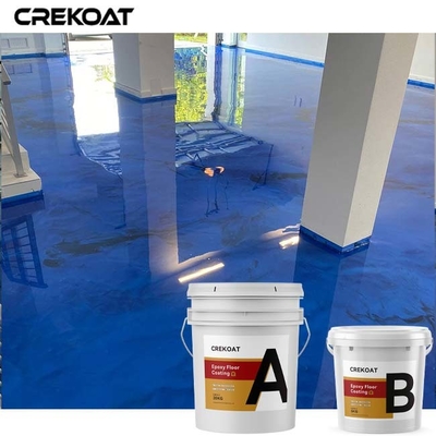 Piso de epoxy metálico brillante que cubre la mancha resistente no porosa resistente