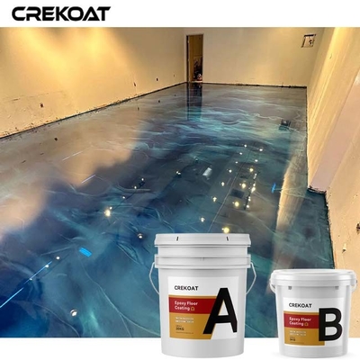 la capa de epoxy metálica del piso del efecto 3D resiste las sustancias químicas y desgaste de las manchas