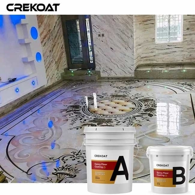 Capa de Gray Garage Metallic Epoxy Floor para las salas de exposiciones y los restaurantes