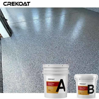 Superficie elegante rápida de Chip Epoxy Flooring High Gloss del vinilo que decubre